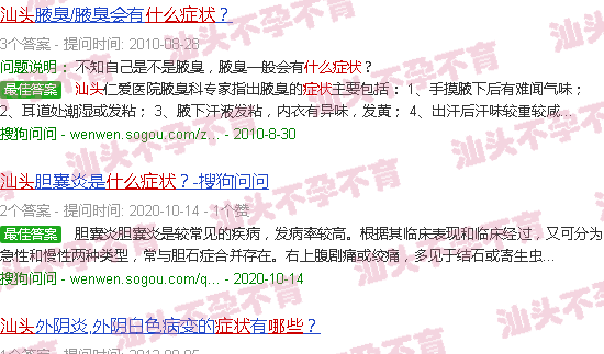 汕头什么症状会导致不孕